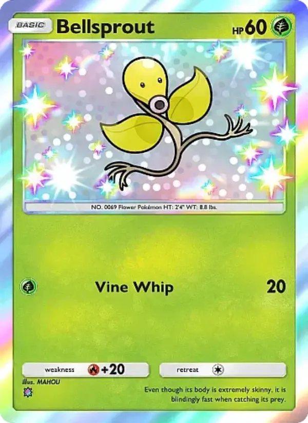 Bellsprout Secret Rare rarity Mega Rising Pokémon card price