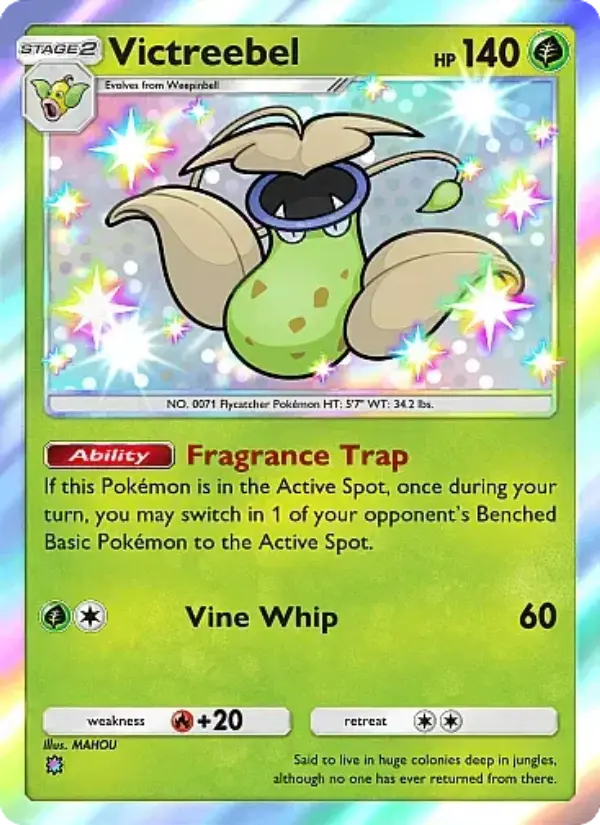 Victreebel Secret Rare rarity Mega Rising Pokémon card price