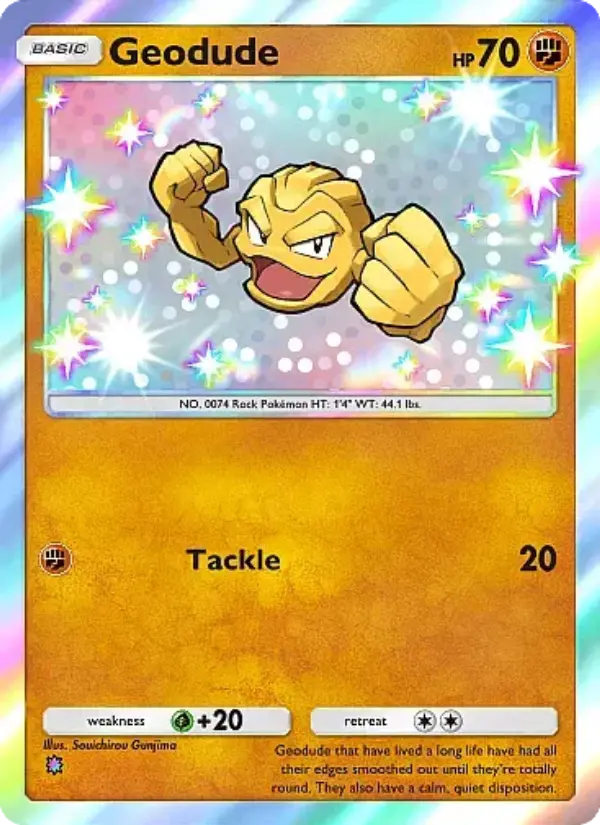 Geodude Secret Rare rarity Mega Rising Pokémon card price