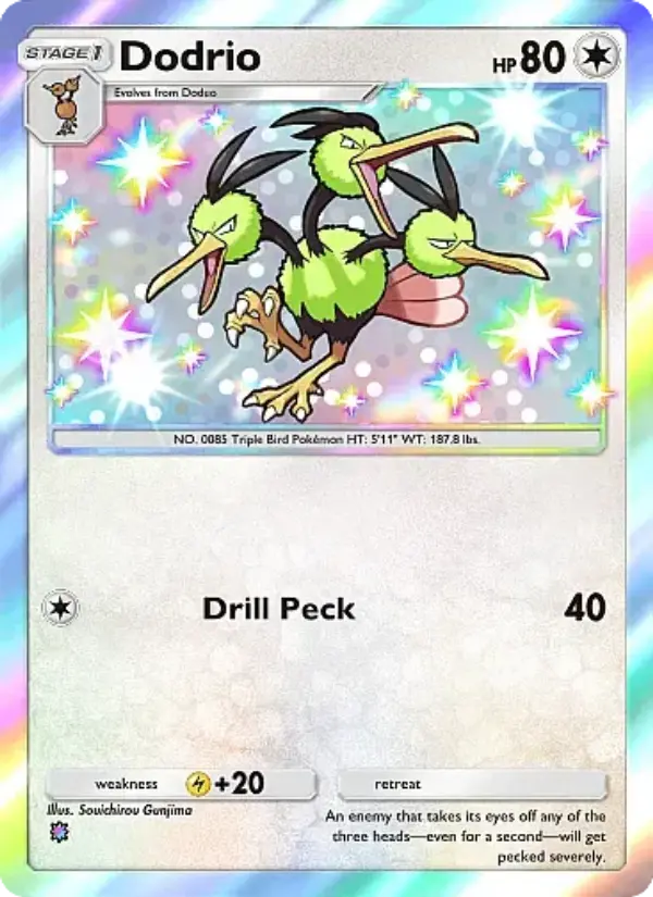 Dodrio Secret Rare rarity Mega Rising Pokémon card price
