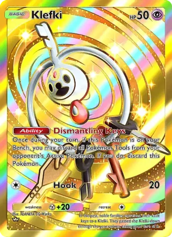 Klefki Secret Rare rarity Mega Rising Pokémon card price