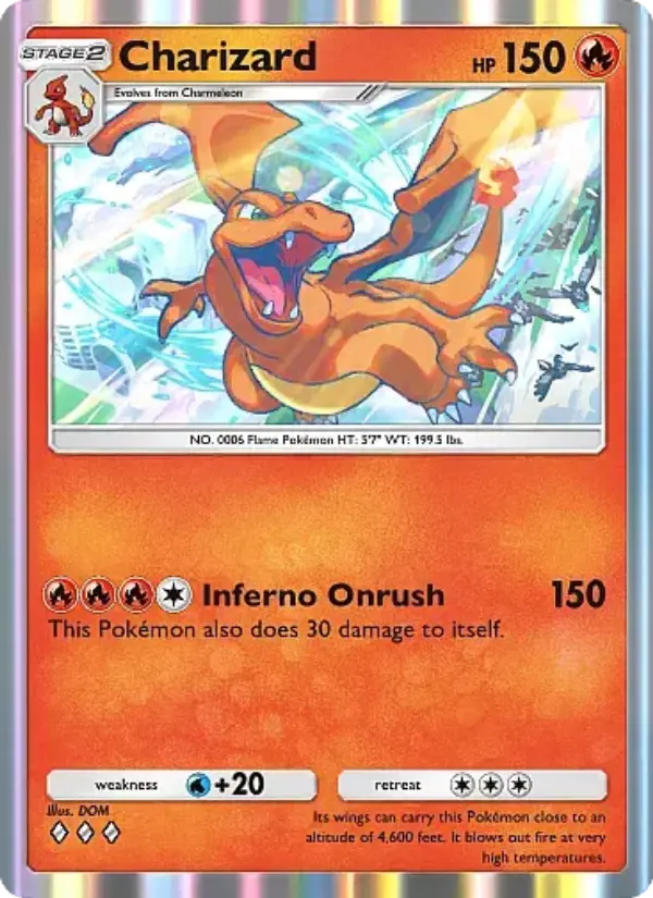 Charizard Rare rarity Crimson Blaze Pokémon card price