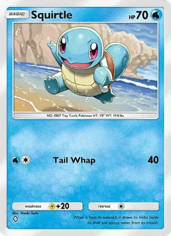 Squirtle Rare rarity Crimson Blaze Pokémon card price
