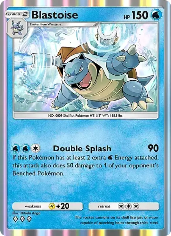 Blastoise Rare rarity Crimson Blaze Pokémon card price