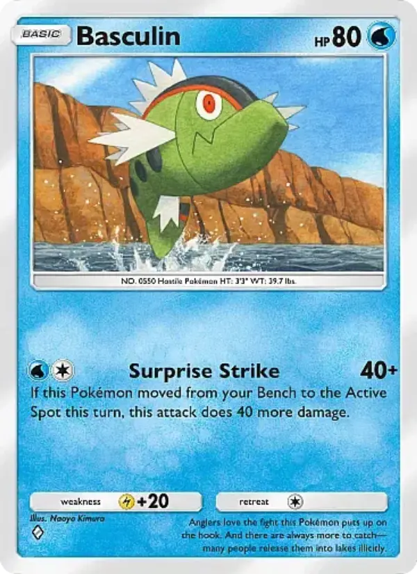 Basculin Rare rarity Crimson Blaze Pokémon card price