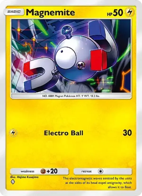 Magnemite Rare rarity Crimson Blaze Pokémon card price
