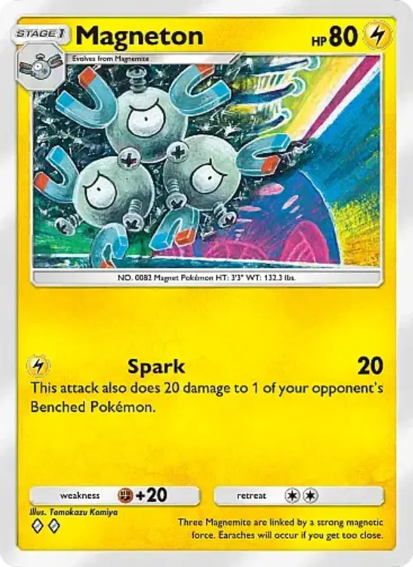 Magneton Rare rarity Crimson Blaze Pokémon card price