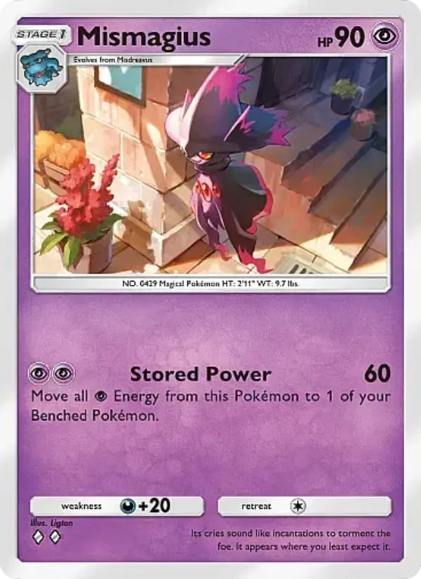 Mismagius Rare rarity Crimson Blaze Pokémon card price