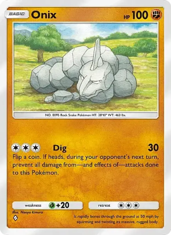 Onix Rare rarity Crimson Blaze Pokémon card price