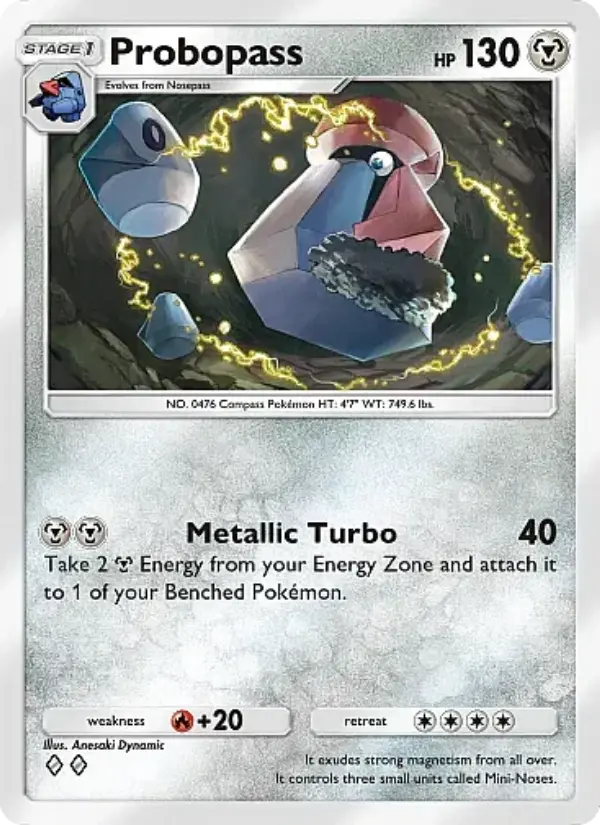 Probopass Rare rarity Crimson Blaze Pokémon card price