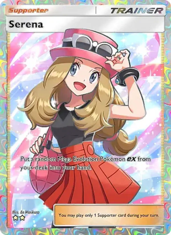 Serena Secret Rare rarity Crimson Blaze Pokémon card price