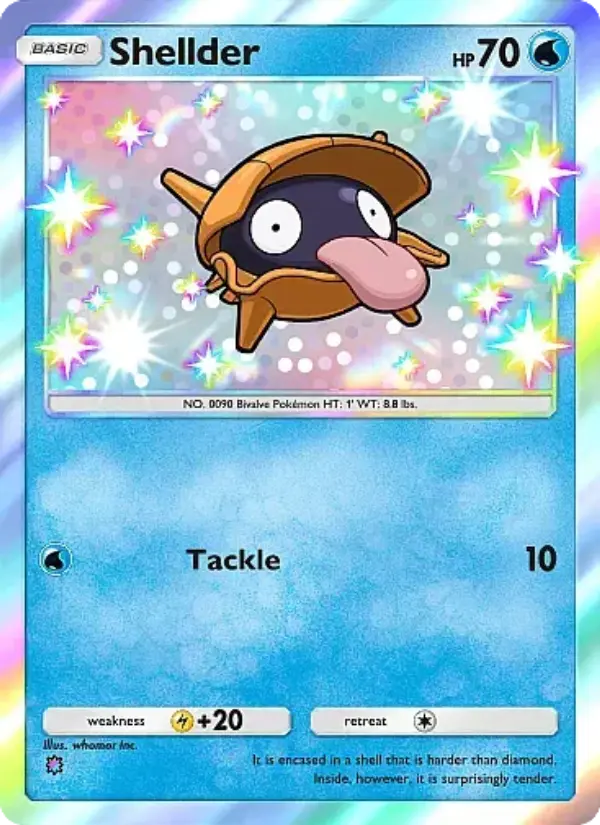 Shellder Secret Rare rarity Crimson Blaze Pokémon card price