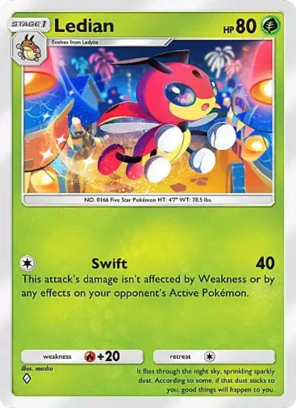 Ledian Rare rarity Fantastical Parade Pokémon card price
