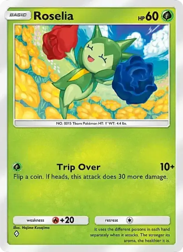 Roselia Rare rarity Fantastical Parade Pokémon card price