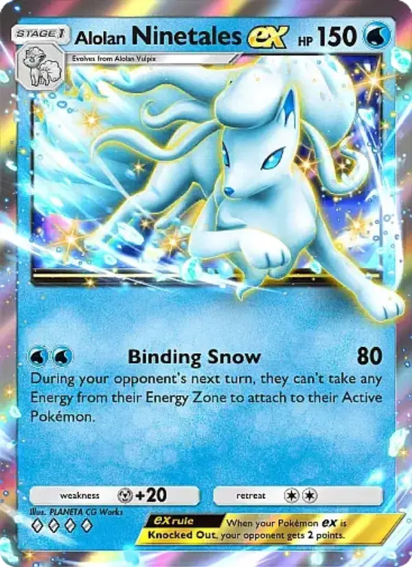 Alolan Ninetales ex Rare rarity Fantastical Parade Pokémon card price