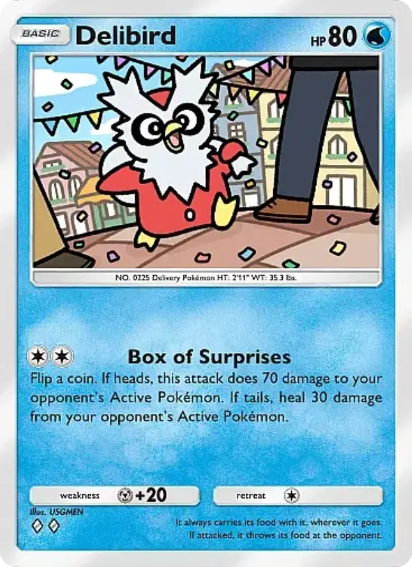 Delibird Rare rarity Fantastical Parade Pokémon card price