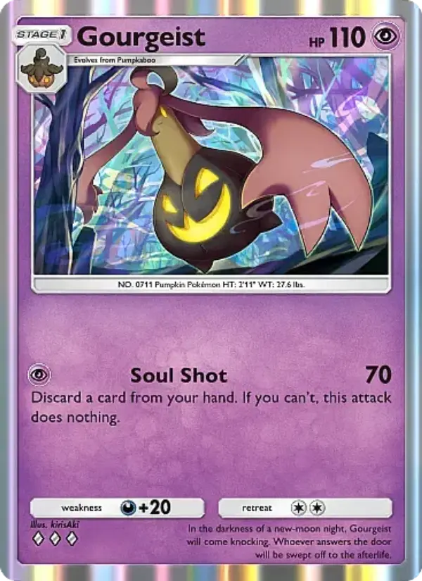 Gourgeist Rare rarity Fantastical Parade Pokémon card price