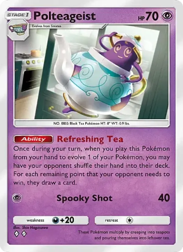Polteageist Rare rarity Fantastical Parade Pokémon card price