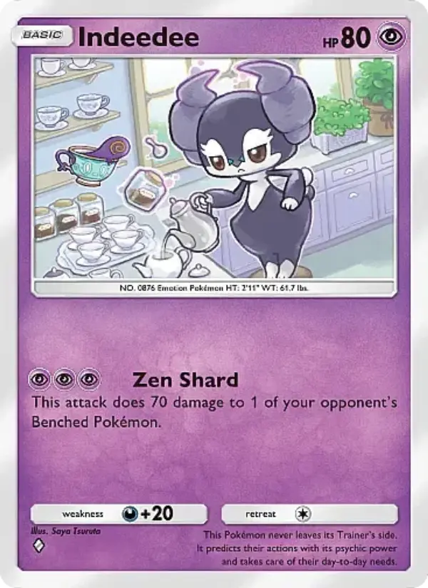 Indeedee Rare rarity Fantastical Parade Pokémon card price