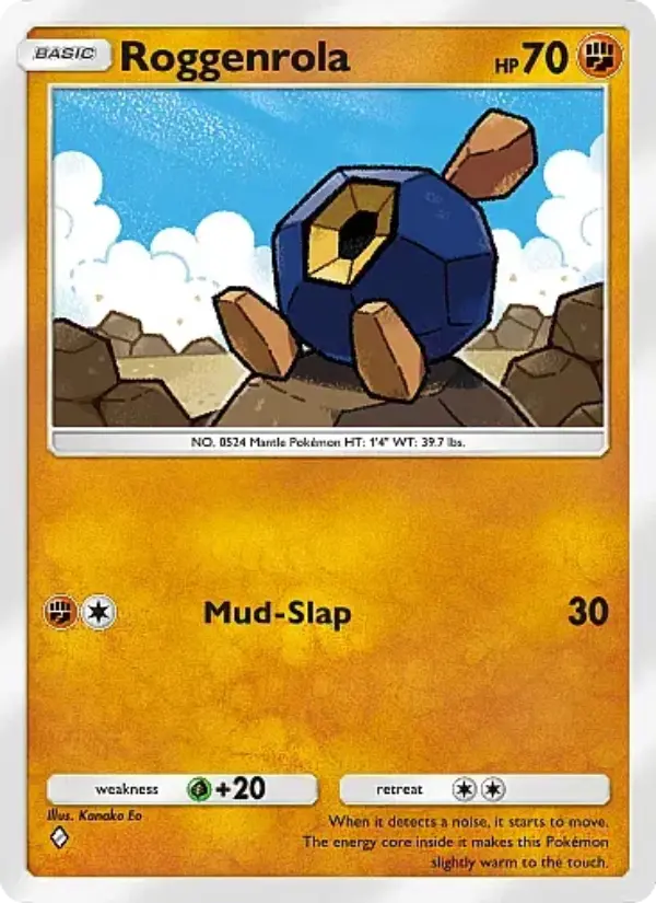 Roggenrola Rare rarity Fantastical Parade Pokémon card price