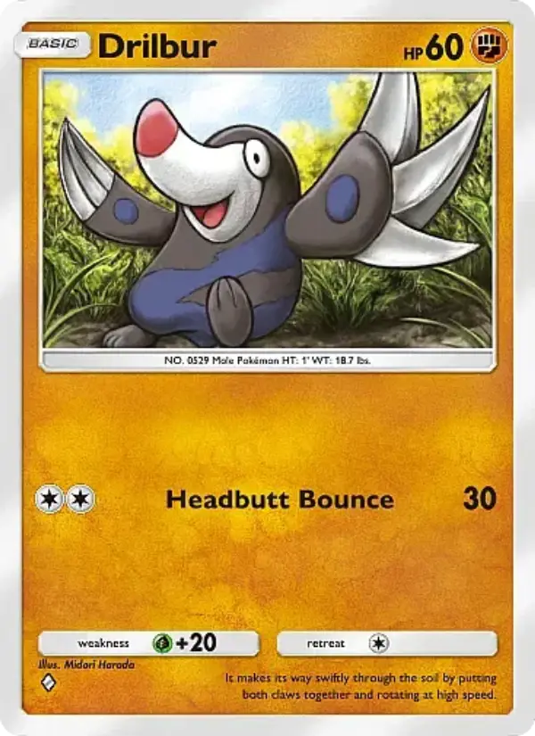 Drilbur Rare rarity Fantastical Parade Pokémon card price