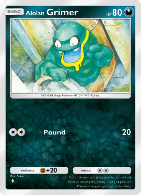 Alolan Grimer Rare rarity Fantastical Parade Pokémon card price