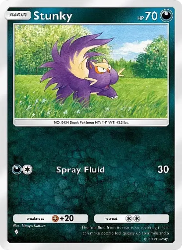 Stunky Rare rarity Fantastical Parade Pokémon card price