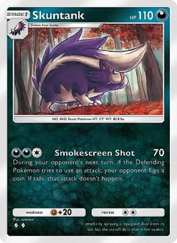Skuntank Rare rarity Fantastical Parade Pokémon card price