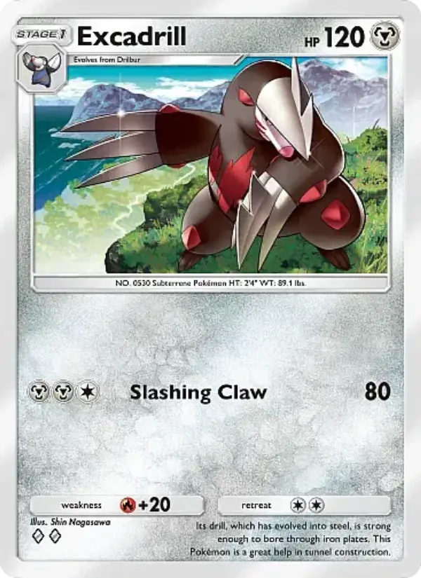 Excadrill Rare rarity Fantastical Parade Pokémon card price