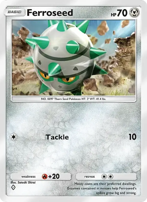Ferroseed Rare rarity Fantastical Parade Pokémon card price
