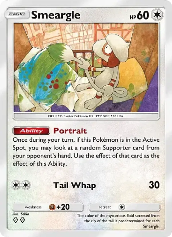 Smeargle Rare rarity Fantastical Parade Pokémon card price