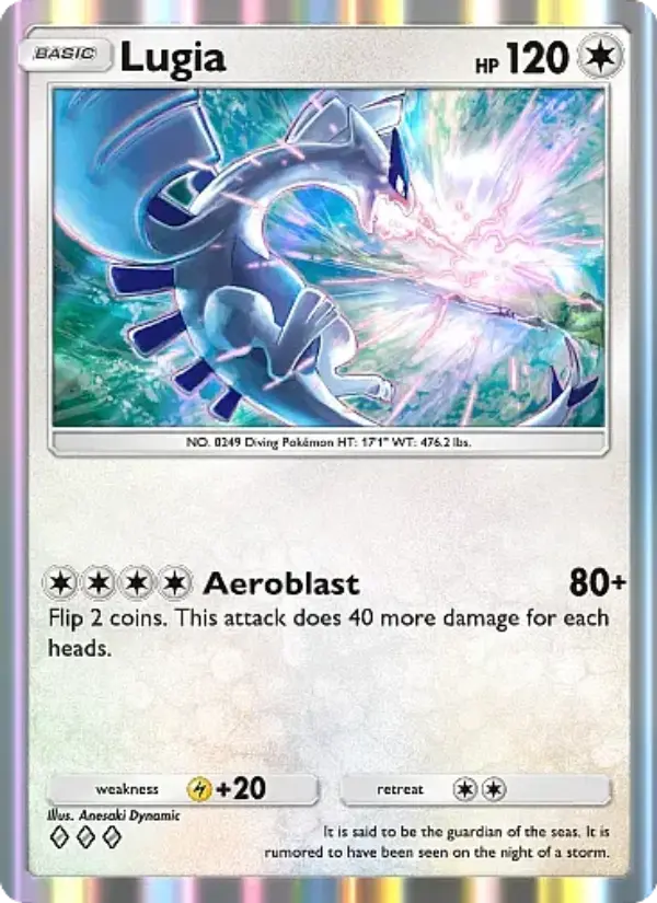 Lugia Rare rarity Fantastical Parade Pokémon card price