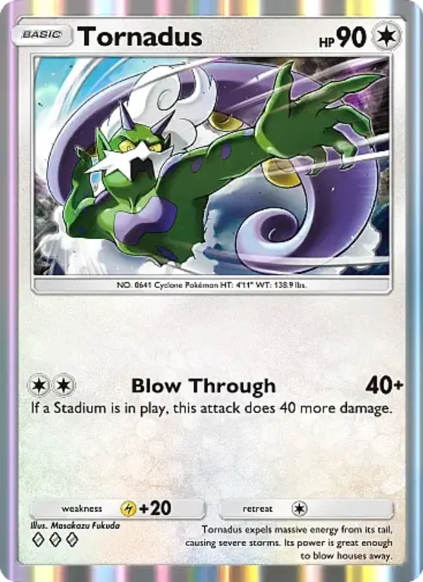Tornadus Rare rarity Fantastical Parade Pokémon card price