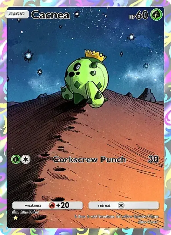 Cacnea Secret Rare rarity Fantastical Parade Pokémon card price