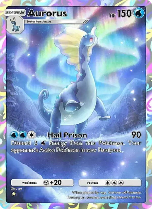 Aurorus Secret Rare rarity Fantastical Parade Pokémon card price
