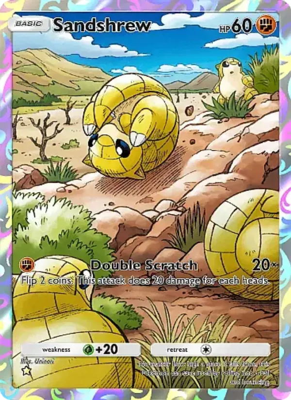 Sandshrew Secret Rare rarity Fantastical Parade Pokémon card price