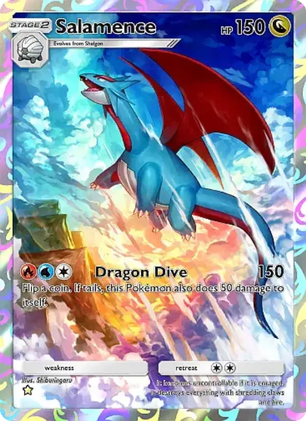 Salamence Secret Rare rarity Fantastical Parade Pokémon card price