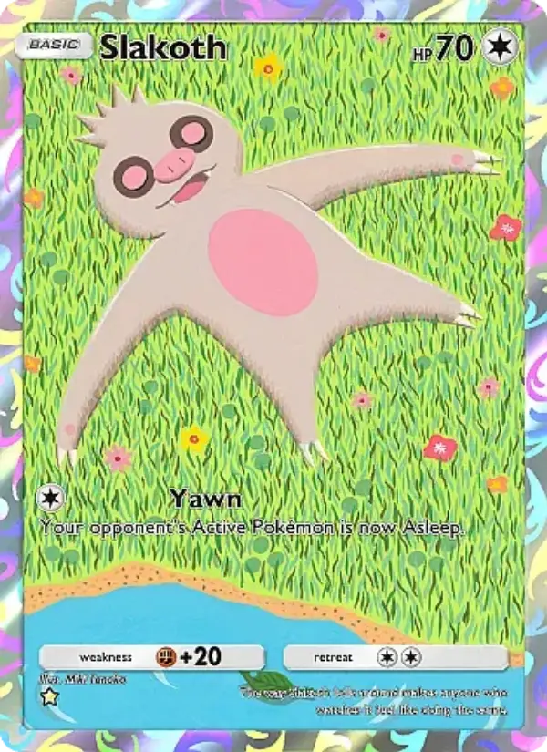 Slakoth Secret Rare rarity Fantastical Parade Pokémon card price