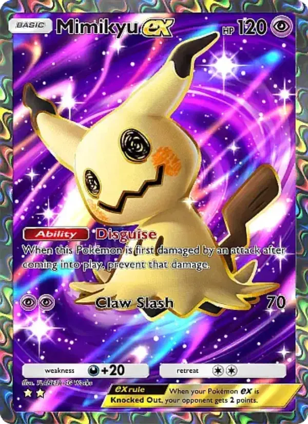 Mimikyu ex Secret Rare rarity Fantastical Parade Pokémon card price