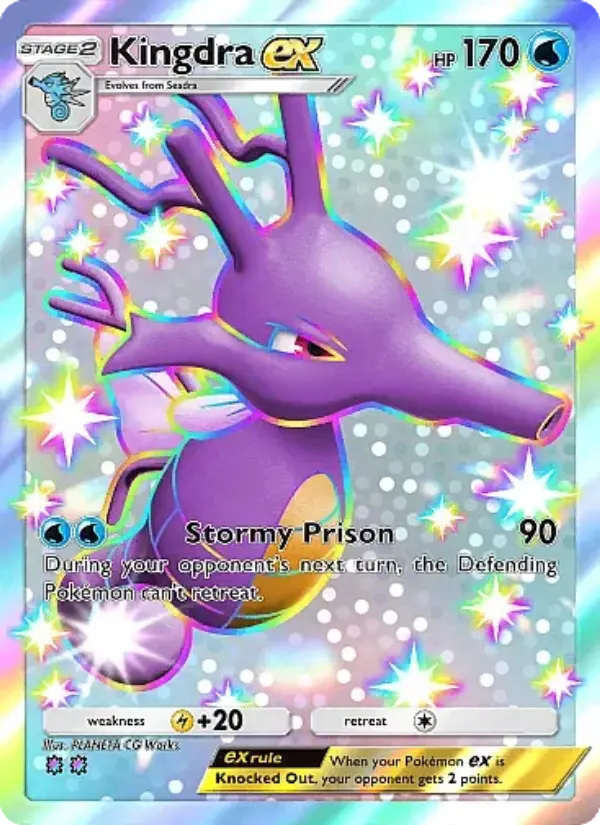 Kingdra ex Secret Rare rarity Fantastical Parade Pokémon card price