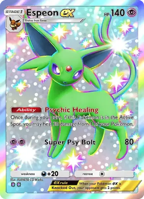 Espeon ex Secret Rare rarity Fantastical Parade Pokémon card price
