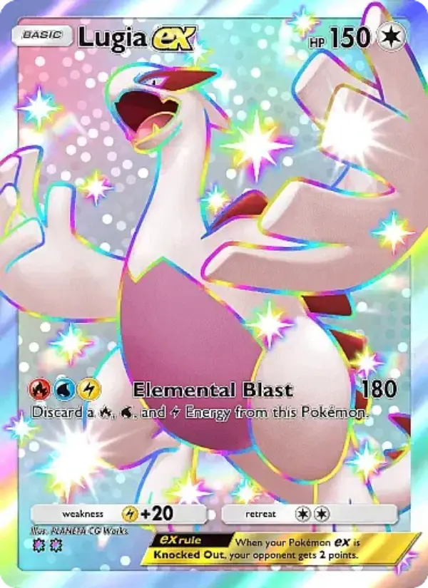 Lugia ex Secret Rare rarity Fantastical Parade Pokémon card price
