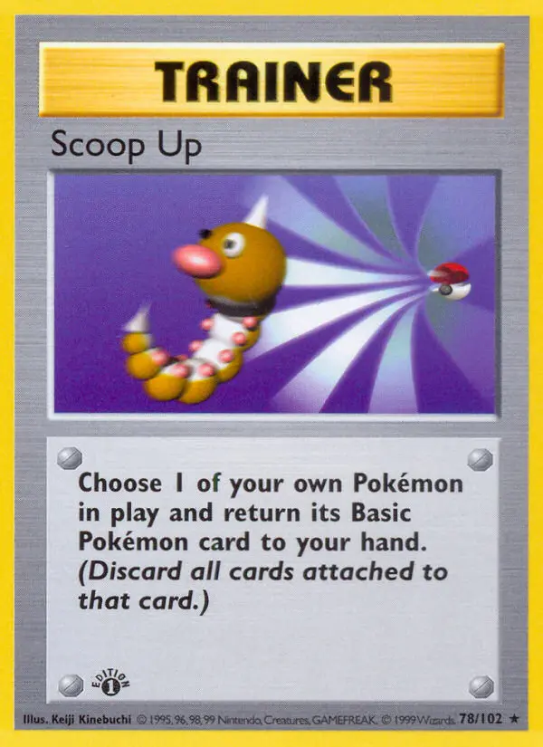 Scoop Up Rare rarity Base Set Pokémon card price — $8.51