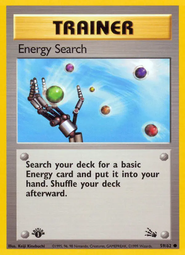 Energy Search Common rarity Fossil Pokémon card price — $0.99