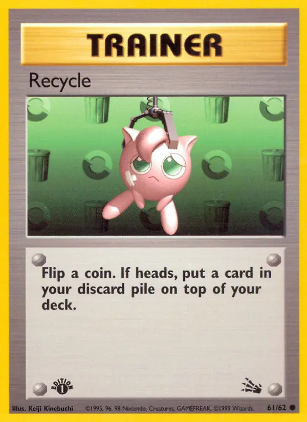 Recycle Common rarity Fossil Pokémon card price — $0.80