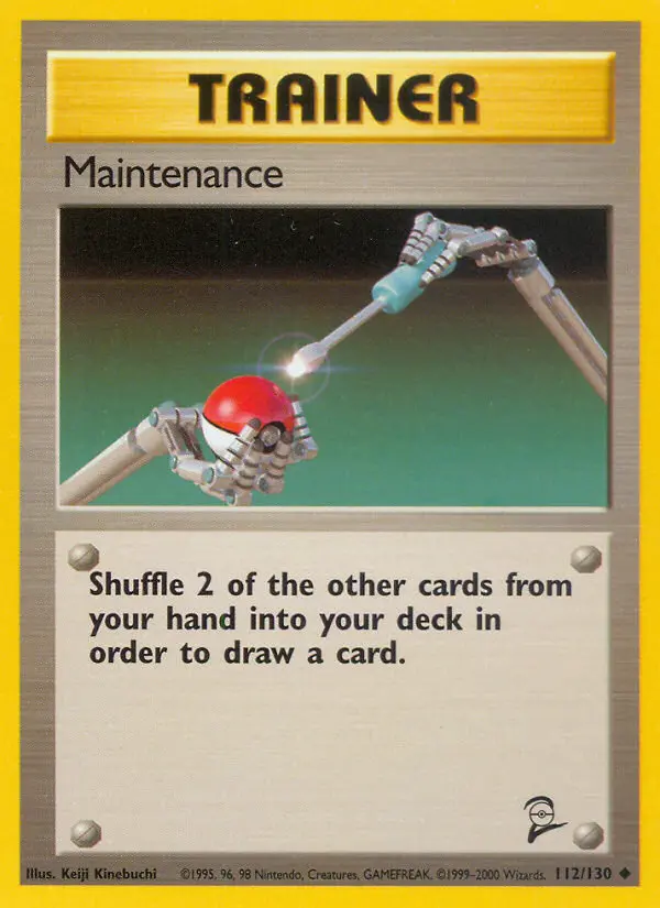 Maintenance Uncommon rarity Base Set 2 Pokémon card price — $1.03