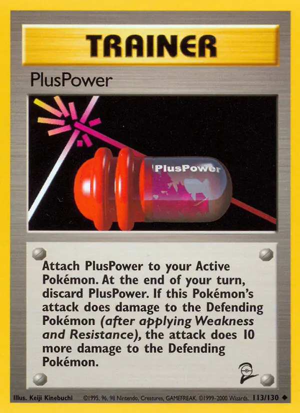 PlusPower Uncommon rarity Base Set 2 Pokémon card price — $0.61