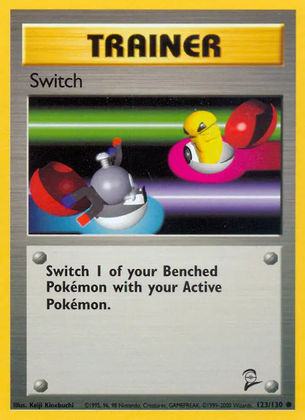 Switch Common rarity Base Set 2 Pokémon card price — $0.27