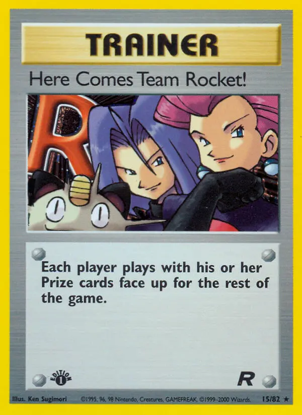 Here Comes Team Rocket! Rare rarity Team Rocket Pokémon card price — $62.67