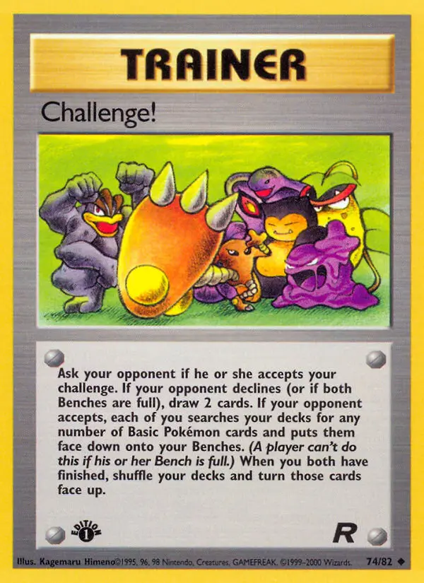 Challenge! Uncommon rarity Team Rocket Pokémon card price — $4.82
